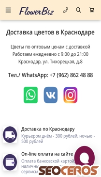 flowerbiz.ru mobil preview