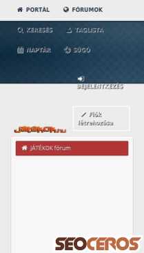 forum.jatekok.hu mobil obraz podglądowy