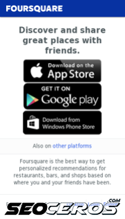 foursquare.com mobil förhandsvisning