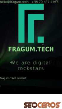 fragum.tech mobil előnézeti kép