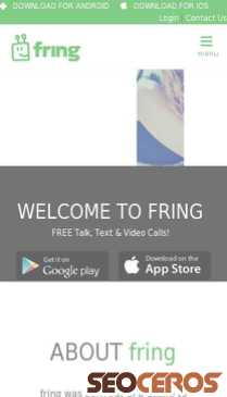 fring.com mobil előnézeti kép