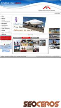 fujairah-airport.com mobil förhandsvisning