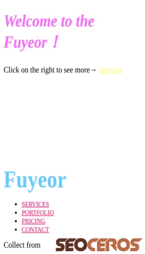 fuyeor.net mobil vista previa