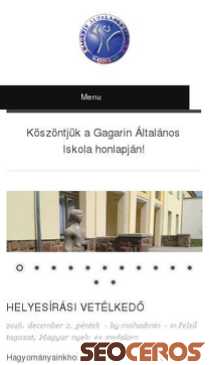 gagarin.hu mobil preview