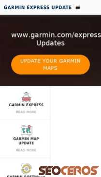 garminexpressupdate.com mobil obraz podglądowy