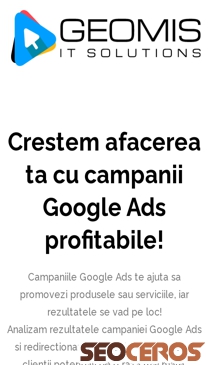 geomis.ro/campanii-google-ads mobil previzualizare