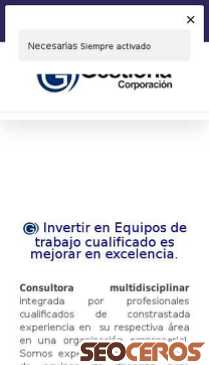 gestionacorporacion.es mobil náhled obrázku