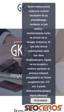 gkklegal.pl mobil förhandsvisning