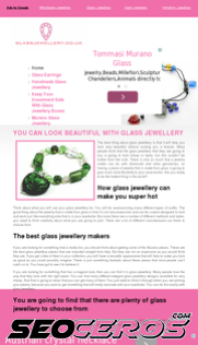 glassjewellery.co.uk mobil vista previa