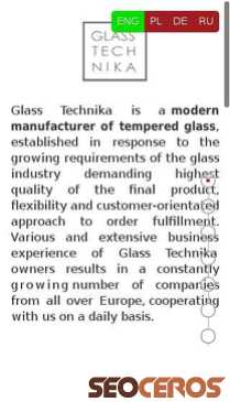 glasstechnika.pl mobil Vorschau
