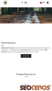 globalparacord.ro mobil Vista previa
