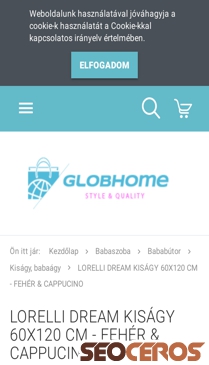 globhome.hu/lorelli-dream-kisagy-60x120-cm-feher-and-cappucino-7968 mobil vista previa