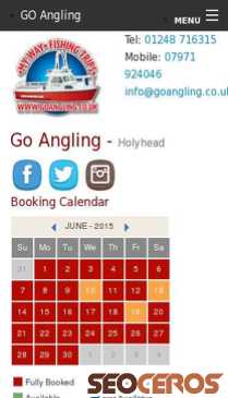 goangling.co.uk mobil previzualizare