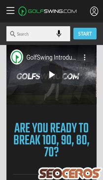 golfswing.com mobil 미리보기