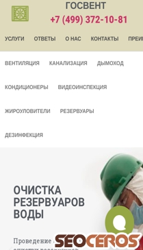 gosvent.ru mobil vista previa