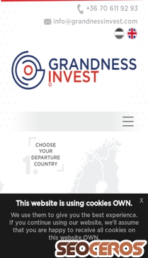 grandnessinvest.com mobil náhľad obrázku