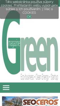 greenmagazine.sk mobil previzualizare