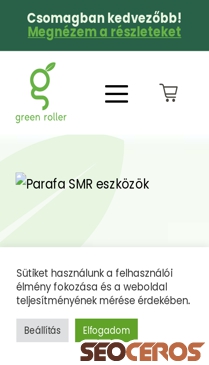 greenroller.hu mobil previzualizare