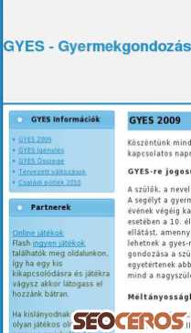 gyes.info mobil Vorschau