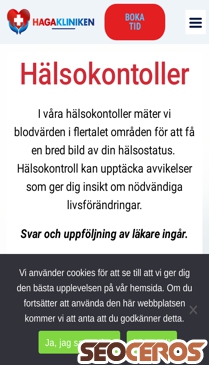 hagakliniken.nu/halsoundersokning-provtagning mobil förhandsvisning