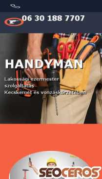 handyman.seotuning.hu mobil förhandsvisning