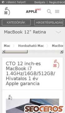 hasznaltalma.hu/aprohirdetesek/mac/hordozhato-mac/macbook/macbook-12-retina/cto-12-inch-es-macbook-i7-1-4ghz16gb512gb-hivatalos-1-ev-apple-garancia-60861 mobil anteprima