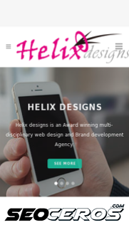 helixdesigns.co.uk mobil anteprima