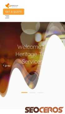 heritagetaxiservices.com mobil preview