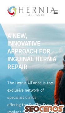 hernia-alliance.com mobil preview
