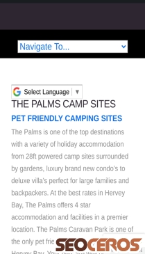 herveybaytour.com/camping.html mobil प्रीव्यू 