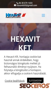 hexavit.hu mobil anteprima