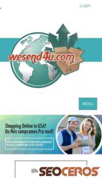 wesend4u.com.br mobil preview