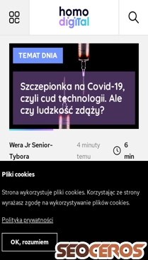 homodigital.pl mobil Vorschau