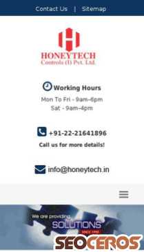 honeytech.in mobil previzualizare