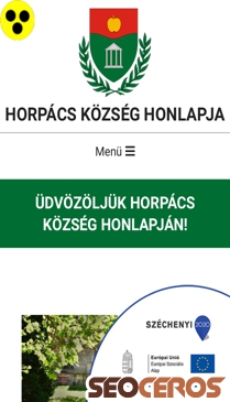horpacs.hu mobil Vorschau