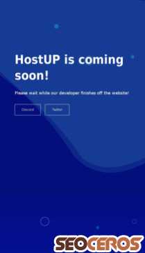 hostup.org mobil Vorschau