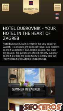 hotel-dubrovnik.hr mobil előnézeti kép