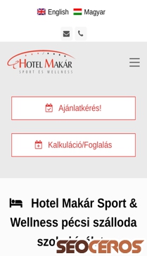 hotelmakar.hu mobil náhľad obrázku