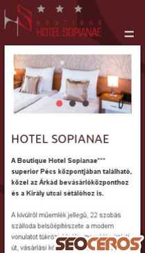 hotelsopianae.hu mobil obraz podglądowy