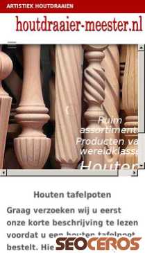 houtdraaier-meester.nl/houten-tafelpoten mobil vista previa