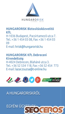 hungarorisk.hu mobil previzualizare