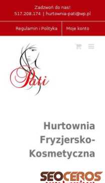 hurtowniapati.com.pl mobil obraz podglądowy