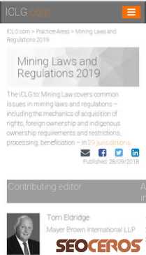 iclg.com/practice-areas/mining-laws-and-regulations mobil förhandsvisning