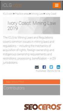 iclg.com/practice-areas/mining-laws-and-regulations/ivory-coast mobil előnézeti kép