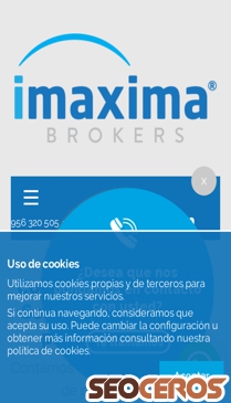 imaxima.es mobil előnézeti kép