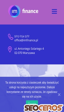 imfinance.pl mobil preview
