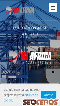 importacionesrjafrica.com mobil Vista previa