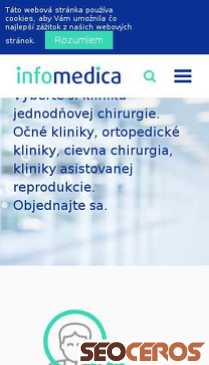 infomedica.sk mobil előnézeti kép