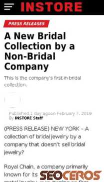 instoremag.com/a-new-bridal-collection-by-a-non-bridal-company mobil Vorschau