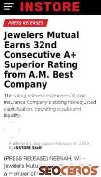 instoremag.com/jewelers-mutual-earns-32nd-consecutive-a-superior-rating-from-a-m-best-company mobil प्रीव्यू 